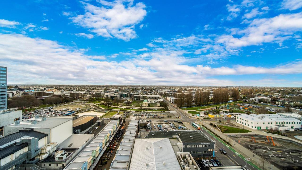 Central City View With Free Valet Parking Christchurch Esterno foto