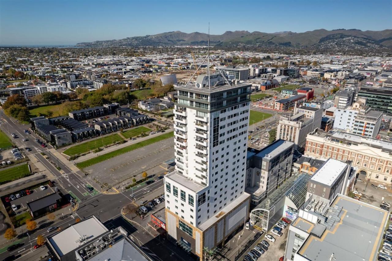 Central City View With Free Valet Parking Christchurch Esterno foto